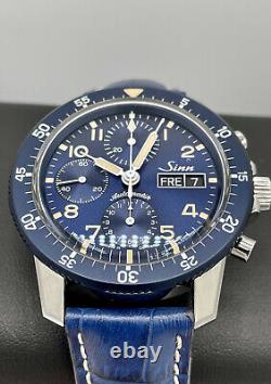 SINN 103 SA B E Limited Edition 500 Piece Blue Dial Swiss Valjoux 7750 Automatic