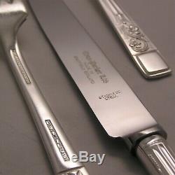 SPRINGTIME Design EBEN PARKER LTD Silver Service 126 Piece Canteen of Cutlery