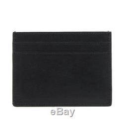 Saint Laurent paris sl love patch credit card case in black leather