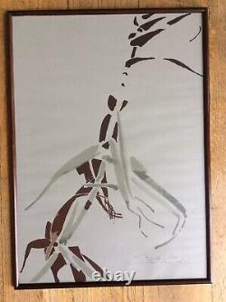 Siegward Sprotte Print Ltd Edition 1981 Signed Grass Piece Framed