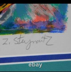 Signed Limited Edition Printer's Proof Lithograph by Zamy Steynovitz Angles