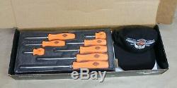 Snap-On 8 Piece Limited Edition Screwdriver Set With Harley-Davidson Hat, 95th Ann