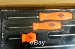 Snap-On 8 Piece Limited Edition Screwdriver Set With Harley-Davidson Hat, 95th Ann