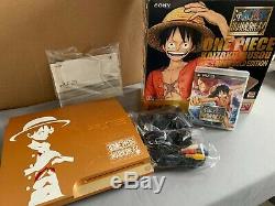 Sony Playstation 3 Ps3 One Piece Limited Edition Gold In Box (black Controller)