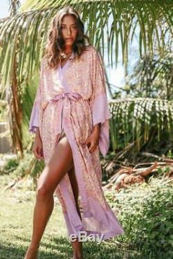 Spell And The Gypsy Diamond Eyes Jewel Maxi Kimono Os Bnwt