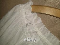 Spell and the Gypsy Collective Prairie size 12 White Blouse With Lace Sleeves