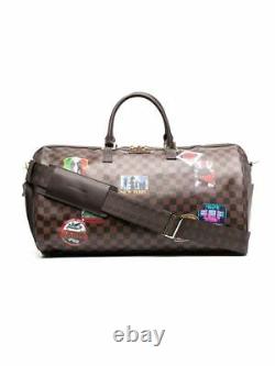 Sprayground Intonational Travel Patch Emperor Monogram Duffle Bag World D3360