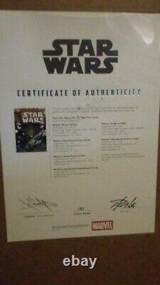 Stan Lee Signed Collectors Star Wars Marvel Darth Vader Ltd Edition Giclée Print