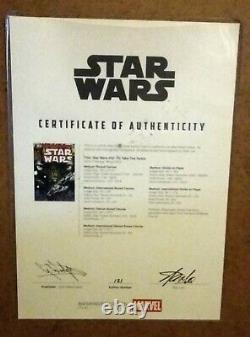 Stan Lee Signed Collectors Star Wars Marvel Darth Vader Ltd Edition Giclée Print