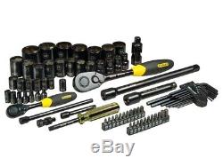 Stanley Tech3 Limited Edition 1/4 &1/2in Drive 78 Piece Socket & Accessory Set
