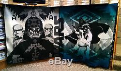 Star Wars Pendleton Wool Blankets 4 Piece Limited Edition New Rare Hope Jedi Set