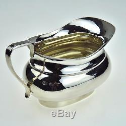 Sterling Silver Four Piece Tea Set Viners Ltd Sheffield 1960