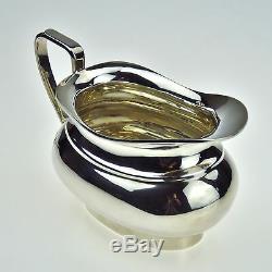 Sterling Silver Four Piece Tea Set Viners Ltd Sheffield 1960