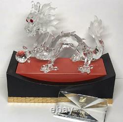 Swarovski 208398 Figurin 1997 Limited Edition Works Dragon 3-Piece Set of Dedic