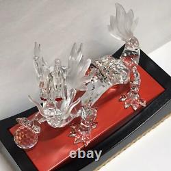 Swarovski 208398 Figurin 1997 Limited Edition Works Dragon 3-Piece Set of Dedic