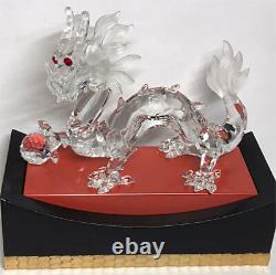 Swarovski 208398 Figurin 1997 Limited Edition Works Dragon 3-Piece Set of Dedic