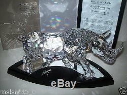 Swarovski Limited Edition 2008 Rhinoceros 10000 Pieces Worldwide New Mib