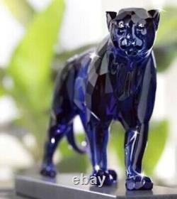 Swarovski Limited Edition Blue Leopard Only 1000 Pieces Worldwide