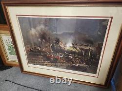 Terence Cuneo 4-Piece Limited Edition Train Prints, Signed & Framed