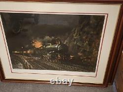 Terence Cuneo 4-Piece Limited Edition Train Prints, Signed & Framed