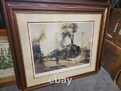 Terence Cuneo 4-Piece Limited Edition Train Prints, Signed & Framed