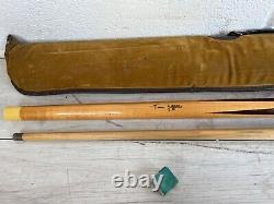 Terry Griffiths Riley Limited Edition Vintage 2 Piece Snooker Cue With Bag Old