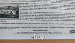The Blues Brothers Authentic Piece Of The Hollywood Sign Limited Edition 42/2500