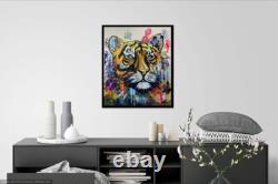Tiger Art Limited Edition Print Maximus Colourful Animal Art 70 Edition