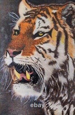 Tiger Art, Original Limited Edition Wooden Decor