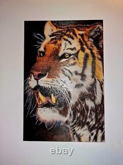 Tiger Art, Original Limited Edition Wooden Decor