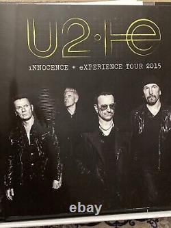 U2 STAGE USED Piece Limited Edition U2 VIP Book 2015 innocence & Experience Tour