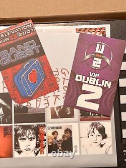 U2 STAGE USED Piece Limited Edition U2 VIP Book 2015 innocence & Experience Tour