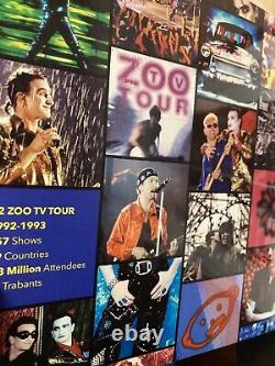 U2 STAGE USED Piece Limited Edition U2 VIP Book 2015 innocence & Experience Tour