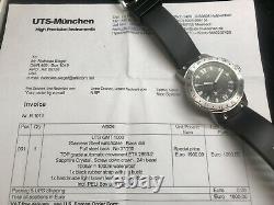 UTS Munchen 1000m GMT Limited Edition Diver 200 Pieces Swiss ETA 2893 Automatic