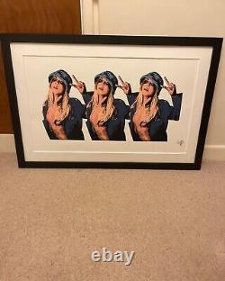 Urban Art, Goldie 3Piece Suite, limited edition art print framed collectible