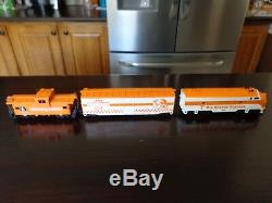 Ut Tennessee Vols The Big Orange Express 3 Piece Train Set Athearn Ho Scale