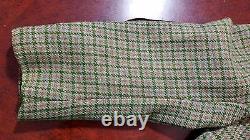 VTG 1969 JC Wells LTD LONDON 46S Houndstooth Tweed Elbow Patch Sport Coat Jacket