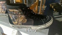 Vans Sk8 Hi Iron Maiden PIECE OF MIND US Mens 10.5 Sneakers HEAVY METAL