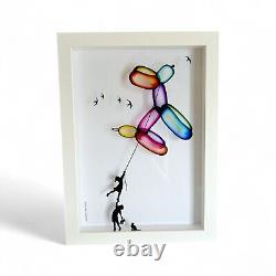 Veebee Balloon Dog 7 Signed/Numbered Limited Edition 100 Art Print Framed RARE