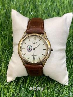 Vintage Citizen Quartz Watch Saudi Arabia Logo Special Limited Edition 1980's