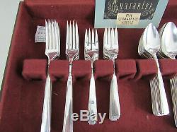 Vintage Oneida Ltd. 1881 Rogers 74 Piece Silverware Set