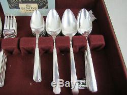 Vintage Oneida Ltd. 1881 Rogers 74 Piece Silverware Set