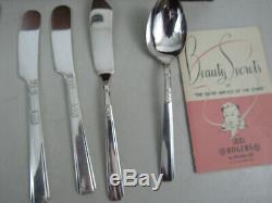 Vintage Oneida Ltd. 1881 Rogers 74 Piece Silverware Set