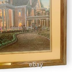 Vtg Cattle Barons Ball Limited Edition Print Randy Souders Thistle Hill Mansion