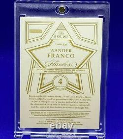 WANDER FRANCO Flawless 4th of July Stars & Stripes Rookie Patch Auto #1/7 RARE