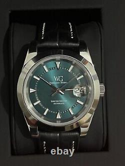 WG Horology Studio Classic Line Automatic Watch For Men Real Alligator Leather