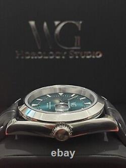 WG Horology Studio Classic Line Automatic Watch For Men Real Alligator Leather