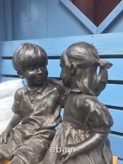 Walter Awlson Ceramic Sculpture Young Love Ltd Edtn 2/50