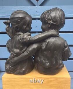 Walter Awlson Ceramic Sculpture Young Love Ltd Edtn 2/50