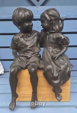 Walter Awlson Ceramic Sculpture Young Love Ltd Edtn 2/50